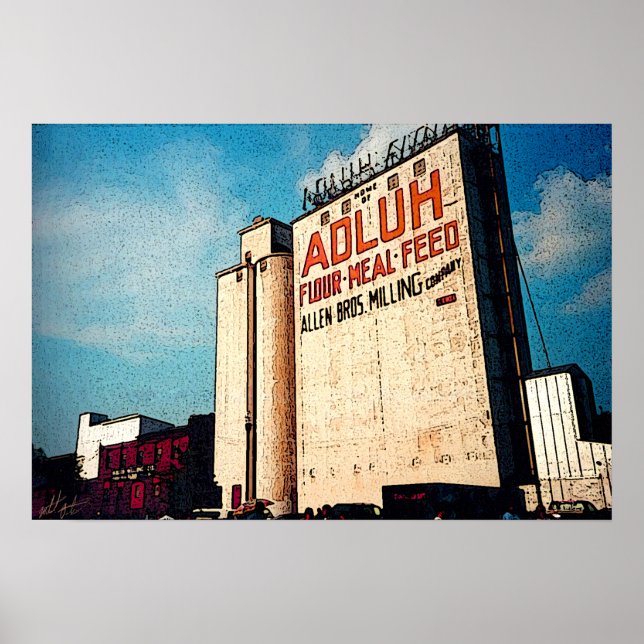 Adluh Flour Poster (Vorne)