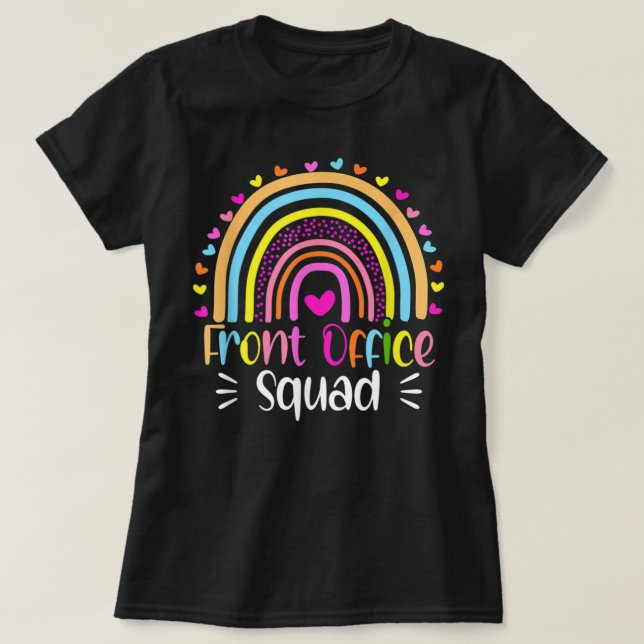 Admin App des Sekretärs der Squad School der niedl T-Shirt (Design vorne)