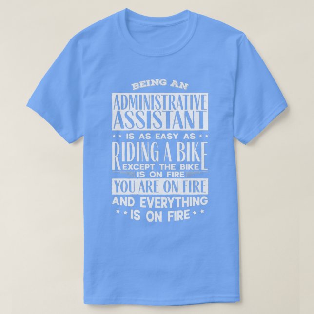 Admin Assistant T-Shirt (Design vorne)