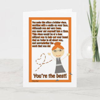 Admin Professionals Tag mit Verse Karte