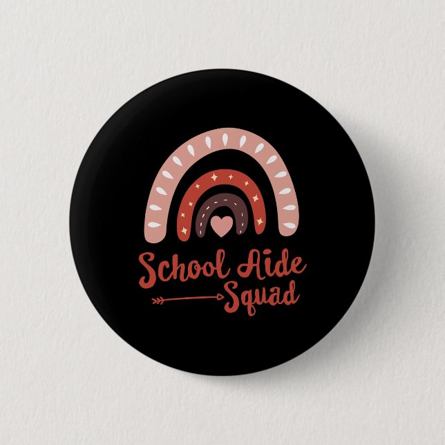 Admin Schulhelfer-Team Lustiger Rückkehr-zur-Schul Button (Vorderseite)