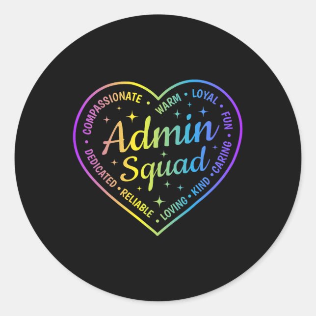 Admin-Team-Definition Admin Blitz-Team Zurück zur  Runder Aufkleber (Vorderseite)