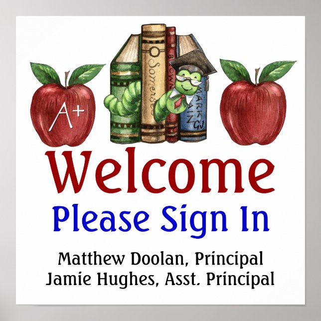 Administration de l'école / Poster de connexion -  (Devant)