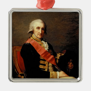 Admiral George Brydges Rodney 1791 Ornament Aus Metall