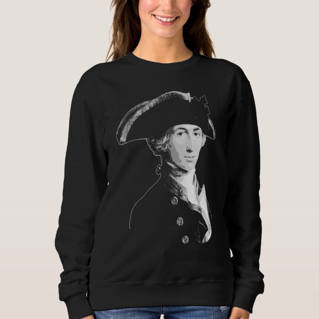 Admiral Horatio Nelson Britische Flaggenpropaganda Sweatshirt (Vorderseite)