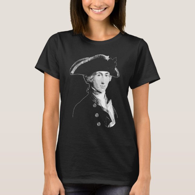 Admiral Horatio Nelson Britische Flaggenpropaganda T-Shirt (Vorderseite)