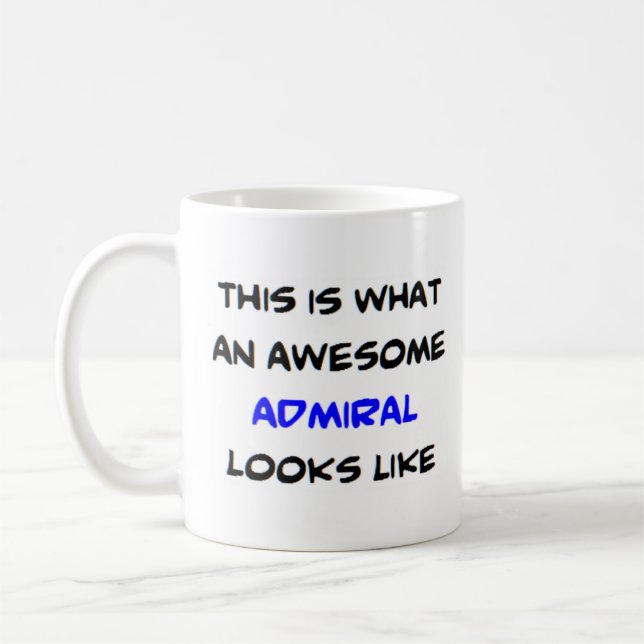 Admiral, phantastisch kaffeetasse (Links)