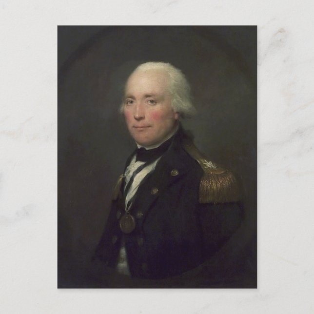Admiral Sir Robert Calder Postkarte (Vorderseite)