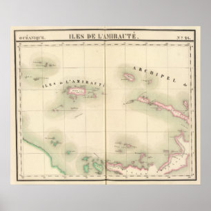 Admiralty Islands Oceania no 24 Poster