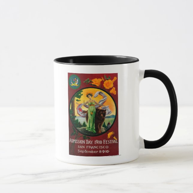 Admission Day Advertising, Staat Festival 2 Tasse (Rechts)