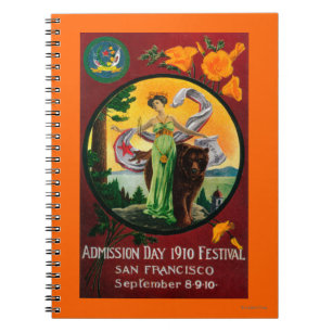 Admission Day Advertising, Staat Festival Notizblock