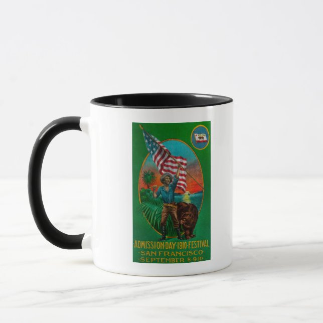 Admission Day Advertising, Staat Festival Tasse (Links)