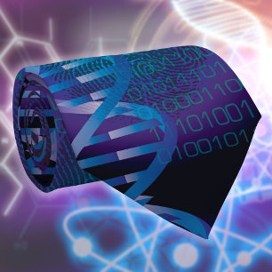 ADN moderne empreintes digitales Science Cravate b
