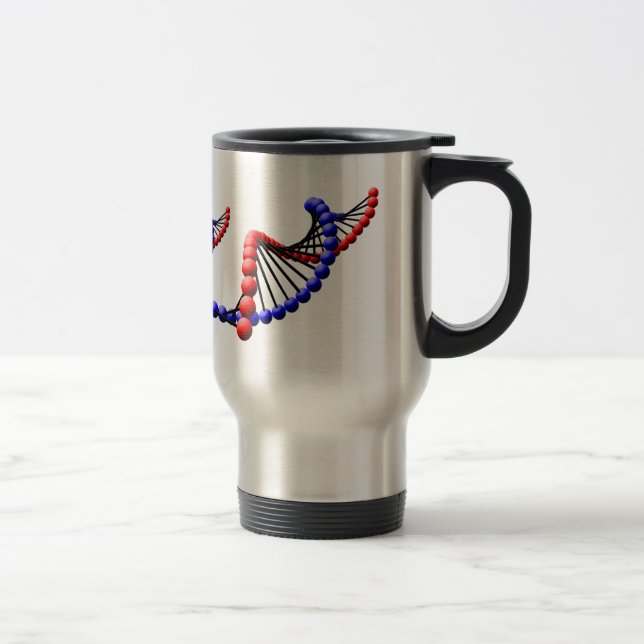 ADN - Tasse réutilisable de voyage de double (Droit)