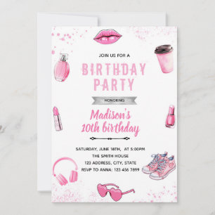 Ado entre Invitation d'anniversaire de fille