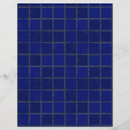 Adobe Cobalt Blue Tiles Craft Craft Papier