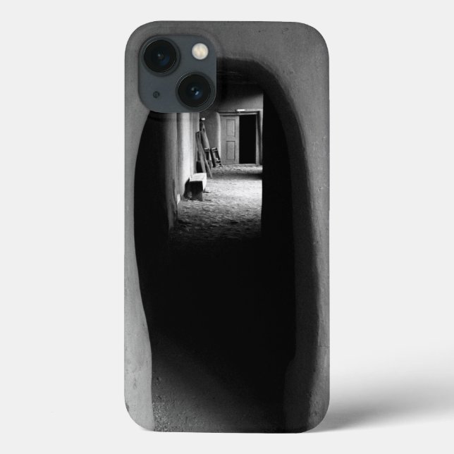 Adobe-Durchgang: Schwarzes u. weißes Foto Case-Mate iPhone Hülle (Rückseite)