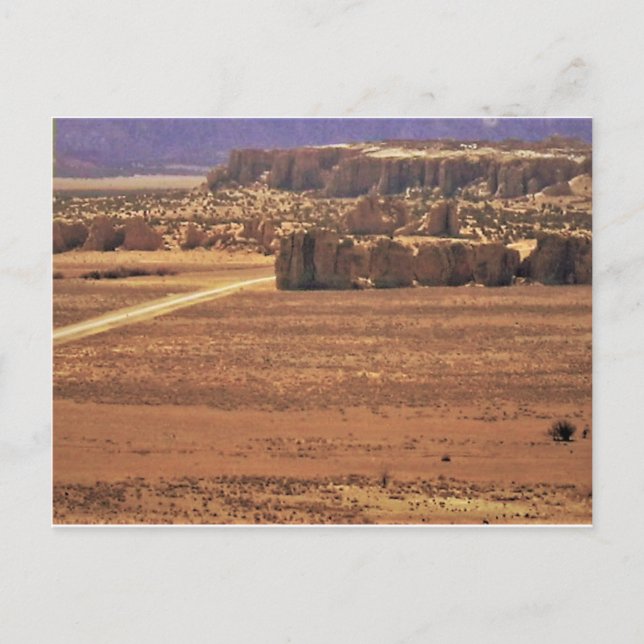 Adobe Villige auf der Mesa Postkarte (Vorderseite)