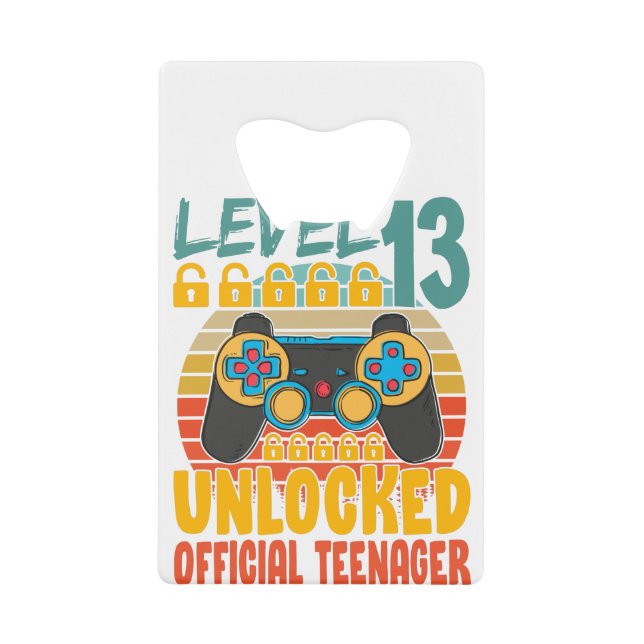 Adolescent officiel 13e anniversaire niveau 13 dév (Devant)