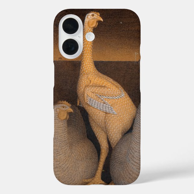 Adoleszenz von Grant Wood iPhone 16 Hülle (Rückseite)