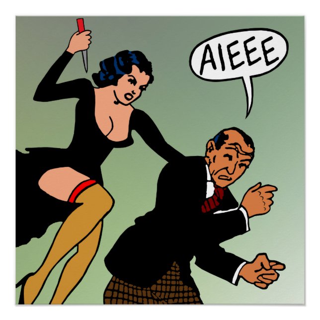 Adolph Barreau "Sally the Sleuth" Art Poster (Vorderseite)