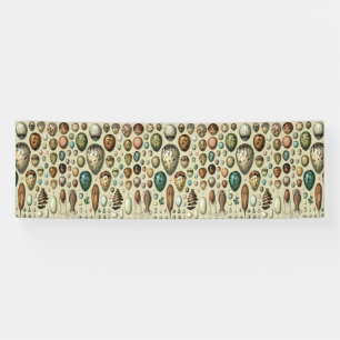 Adolphe Millot Dark Academia Vintage-Vogelei-Kunst Banner