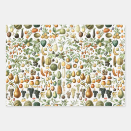 Adolphe Millot Fruit Pattern Geschenkpapier Set