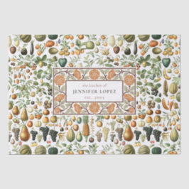 Adolphe Millot Fruit Pattern Gewebe Papier