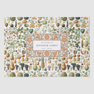 Adolphe Millot Fruit Pattern Gewebe Papier