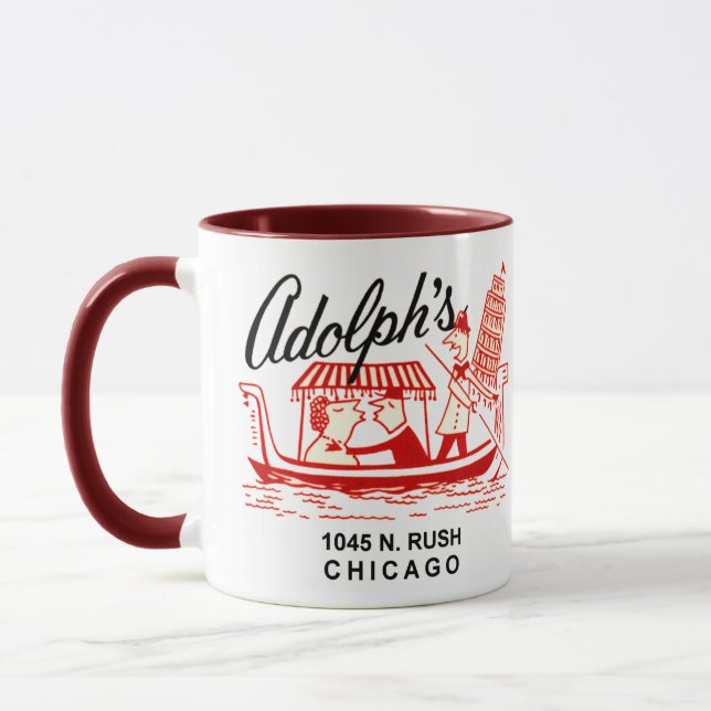 Adolph's Restaurant, 1045 N. Rush St. Chicago Tasse (Links)