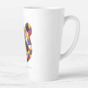 ADOM "Balance in Chaos" Grafik-T-Shirt für Herren Milchtasse