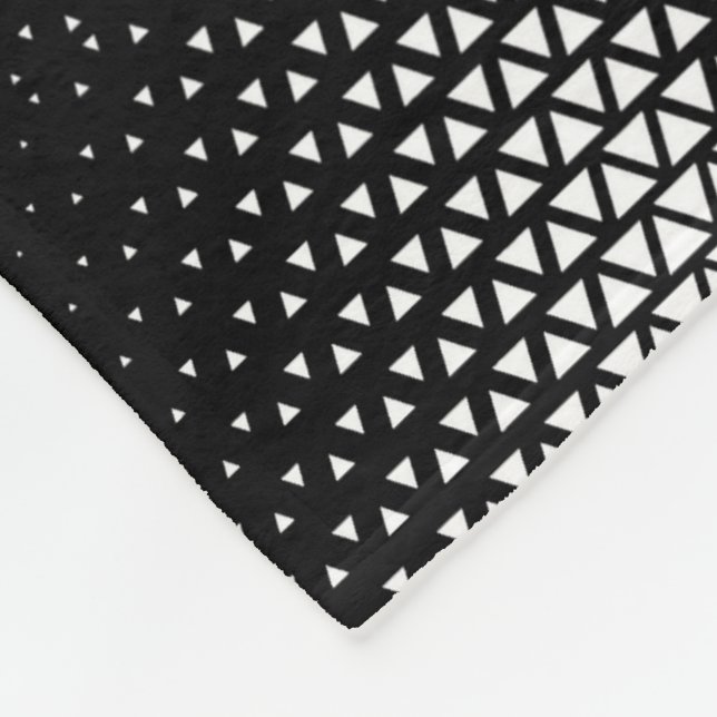 ADOM Black Triangle Halftone-Decke Fleecedecke (Ecke)