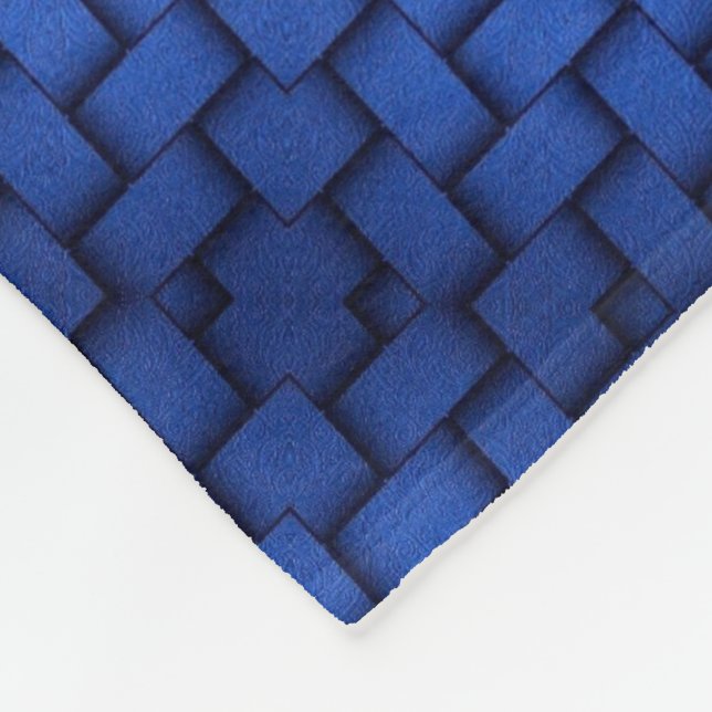 ADOM Deep Blue Mesh Weave Decke (Ecke)