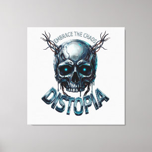 ADOM "Embrace the Chaos" Damen-T-Shirt Leinwanddruck