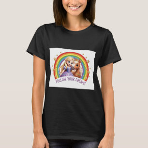 ADOM "Follow Your Dreams" Inspirierendes Frauen-T- T-Shirt