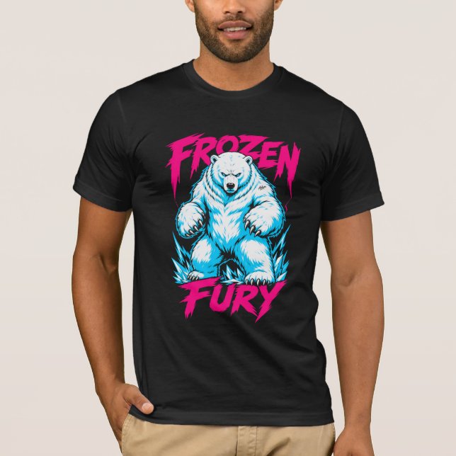 ADOM Frozen Fury Eisbär T-Shirt (Vorderseite)