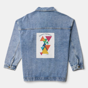 ADOM Geometric Art Tee à manches longues