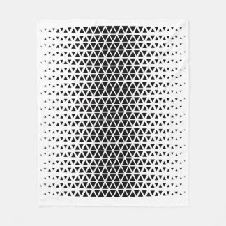 ADOM Geometric Triangles Pattern Blanket Fleecedecke