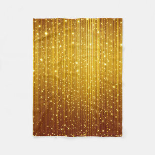 ADOM Golden Glitter Funkel Wurfdecke Fleecedecke