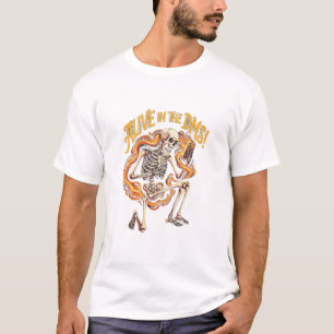 ADOM Lebendig im Chaos-Skelett T-Shirt