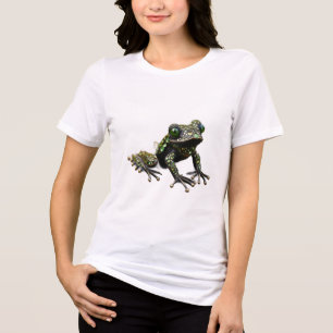 ADOM "Nature's Living Jewel" Damen Langarm T-Shirt Tri-Blend Shirt