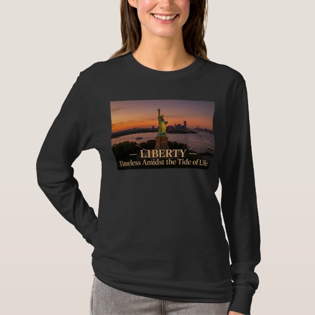 ADOM Premium Minimalist Long Sleeve Tee (Vorderseite)