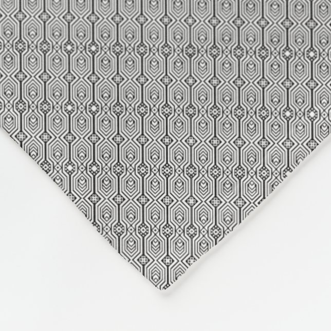 ADOM Silber-Mesh-Textur-Decke Fleecedecke (Ecke)