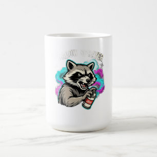 ADOM Sprayer Waschbär Langarm Kaffeetasse
