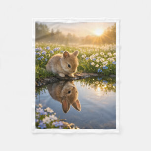 ADOM Sunrise Bunny Water Reflection Decke