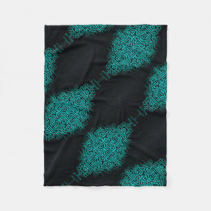 ADOM Teal Dot Matrix dunkle Decke