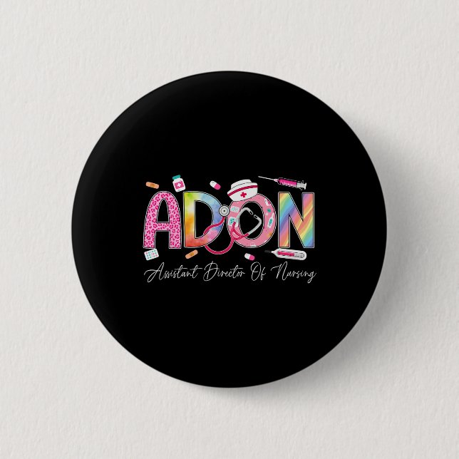 Adon Istant Direktor für Krankenpflege Button (Vorderseite)