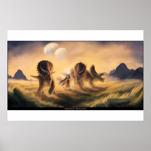 Adonais Drachen - Bibelposter Poster (Vorne)