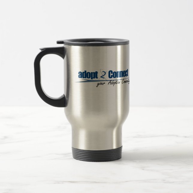 adopt2Connect Kaffee-Tasse Reisebecher (Links)