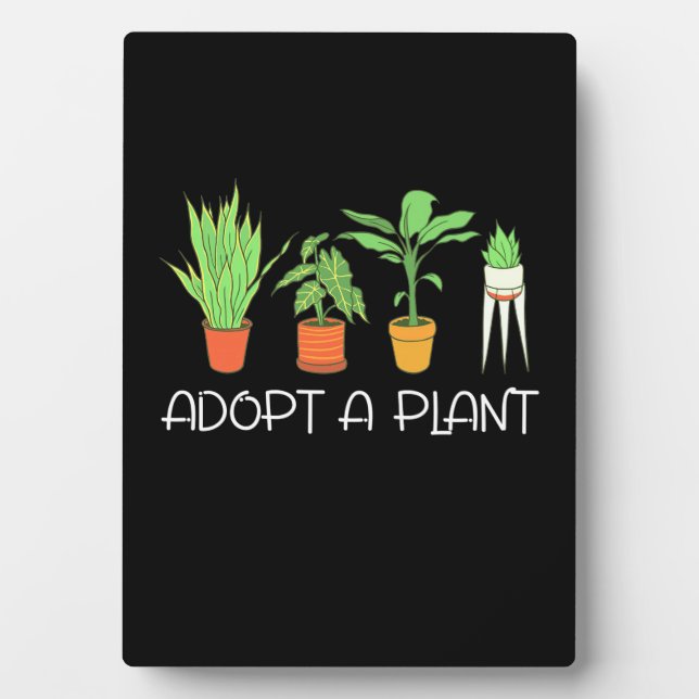Adopt A Plant Fotoplatte (Vorderseite)